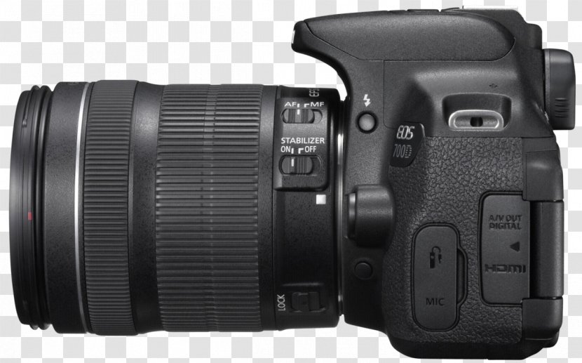 Canon EOS 700D EF-S 18–55mm Lens 18–135mm Digital SLR - Cameras - Camera Transparent PNG
