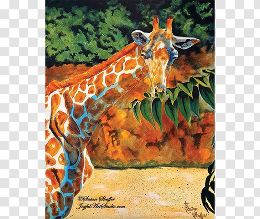 Giraffe Painting Joyful Arts Studio - Memrise - Watercolor Transparent PNG