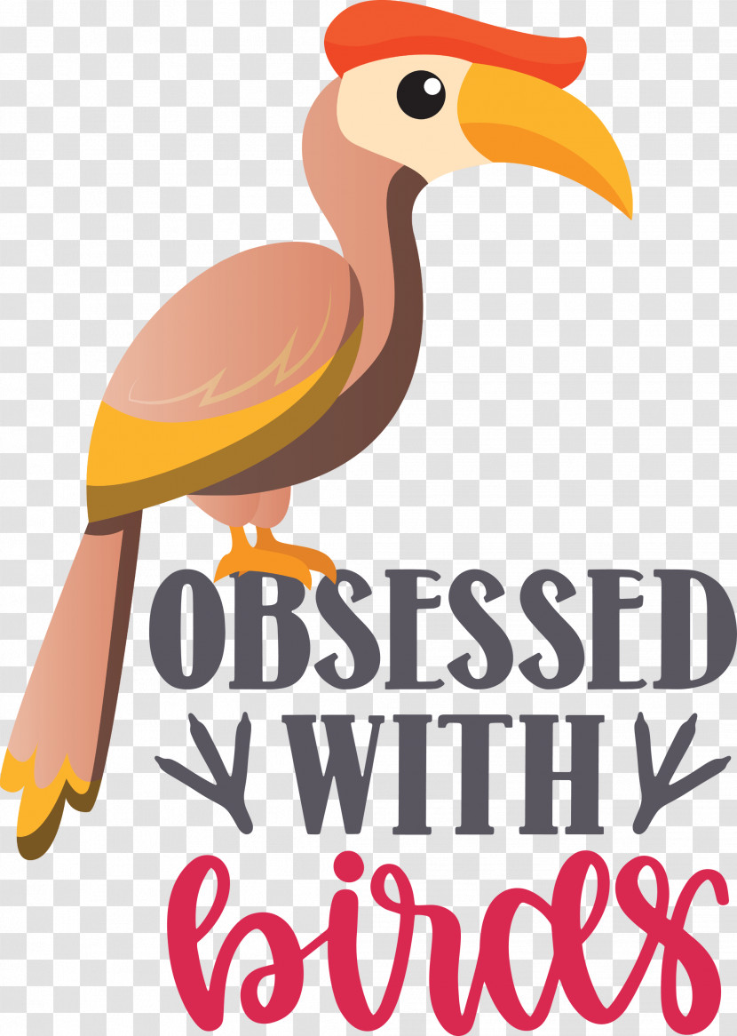 Obsessed With Birds Bird Birds Quote Transparent PNG