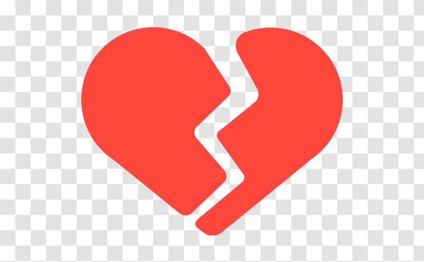Broken Heart Takotsubo Cardiomyopathy Emoji Clip Art - Silhouette Transparent PNG