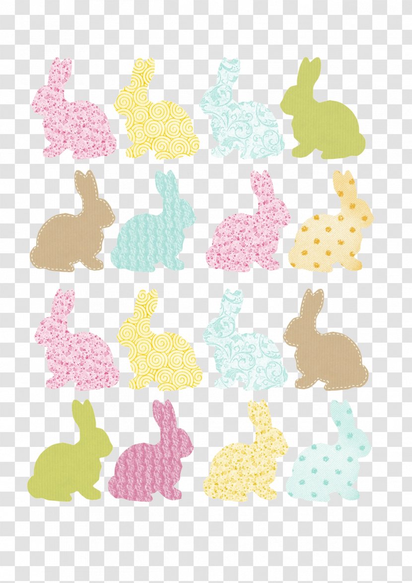 Creativity Rabbit Silhouette - Yellow - Creative Cute Bunny Transparent PNG