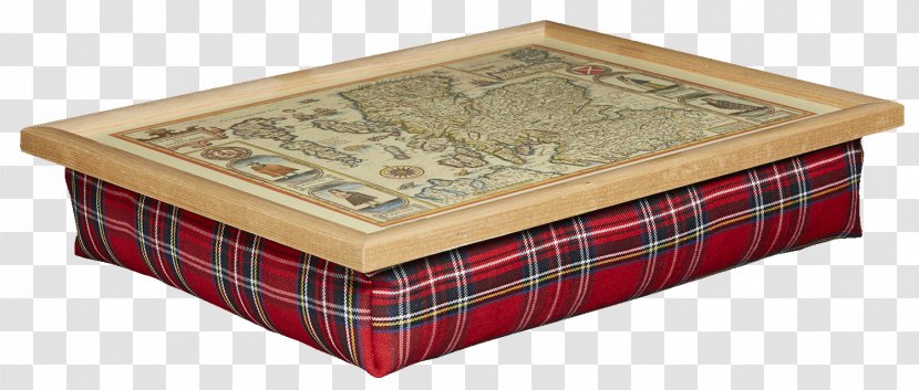 Scotland Map Tray Tartan Lap Transparent PNG