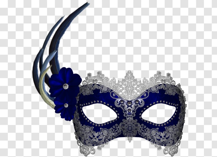 Mask Masquerade Ball - Blue - Mardi Gras Transparent PNG