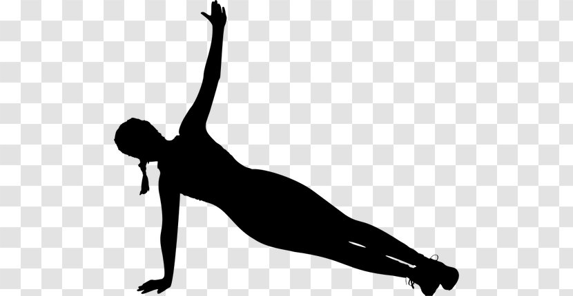 Pilates Physical Fitness Exercise Silhouette Yoga - Flower Transparent PNG