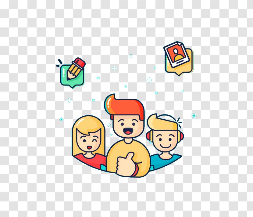 WeChat Download - Cartoon - Friends Like Punctuate Transparent PNG