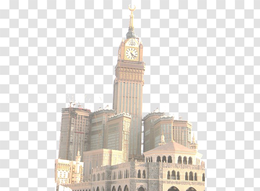 Abraj Al Bait Great Mosque Of Mecca Kaaba Makkah Royal Clock Tower Hotel Medina - City Transparent PNG