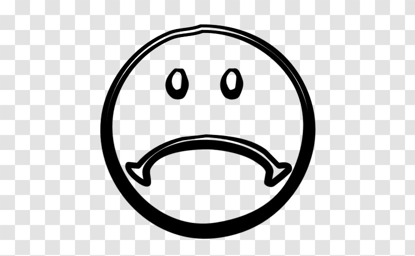 Sadness Smiley Face Clip Art - Text - Depressed Clipart Transparent PNG