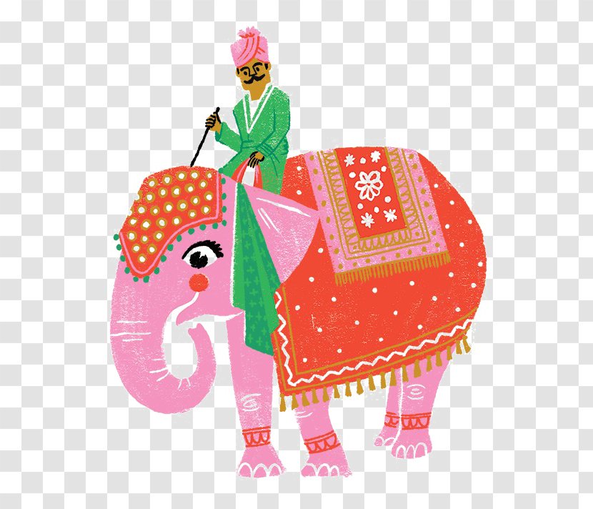 Elephant Clip Art Illustration Image - Pink Transparent PNG