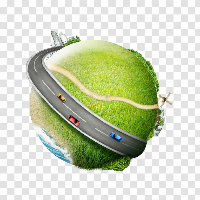 Earth Natural Environment Environmental Protection - Tennis Ball - Green Transparent PNG