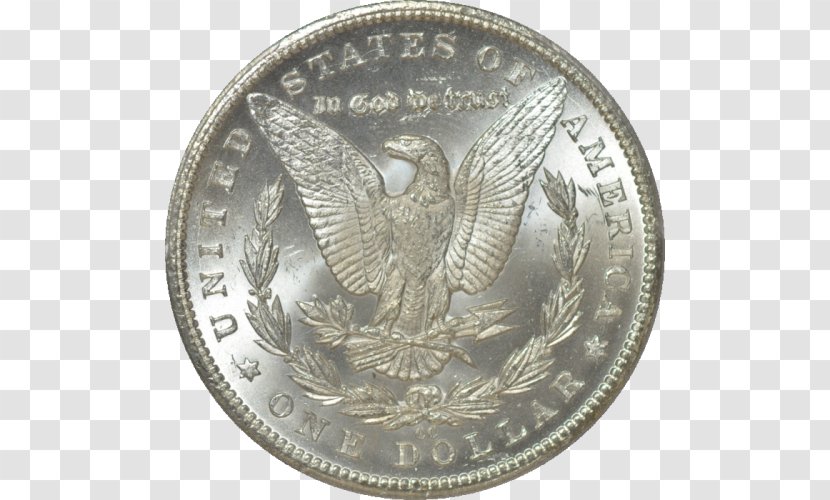 Morgan Dollar Coin Quarter Nickel United States - Professional Grading Service - Silver Eucalyptus Transparent PNG