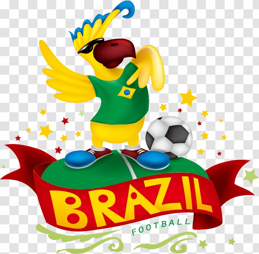 2014 FIFA World Cup Brazil National Football Team - Cartoon - Singing Parrot Transparent PNG