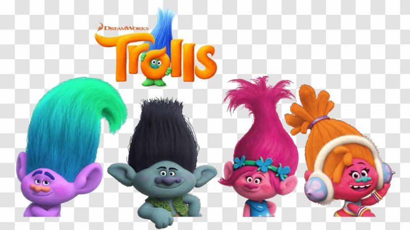 Troll Doll DJ Suki Trolls DreamWorks Animation - Dj - Branch Transparent PNG