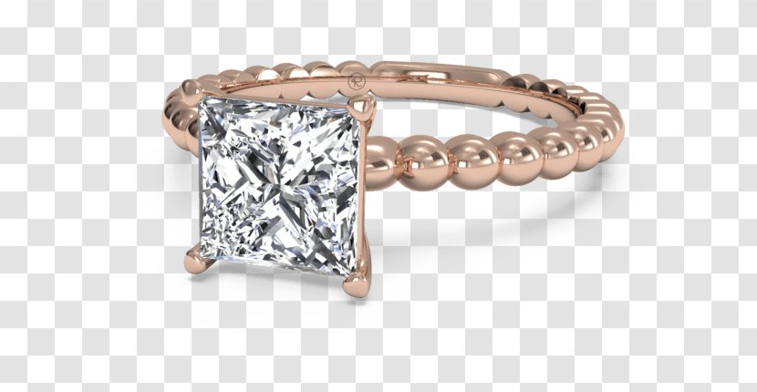 Diamond Engagement Ring Jewellery Solitaire - Platinum - Best Friend Bracelets Women Transparent PNG