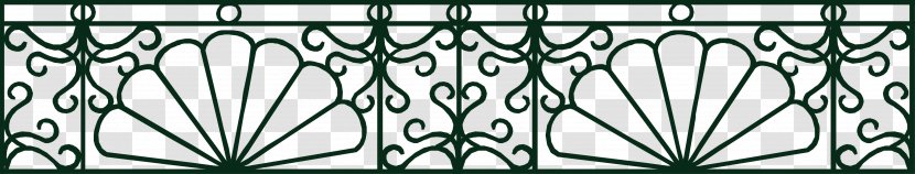 Iron Fence - Symmetry - Pattern Transparent PNG