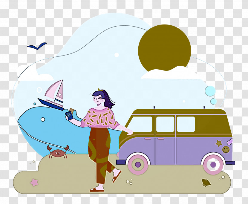 Seashore Day Vacation Travel Transparent PNG