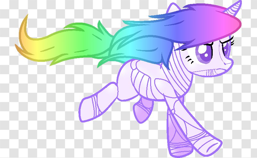 Pony Robot Unicorn Attack Rainbow Dash Drawing - Flower - Horn Transparent PNG