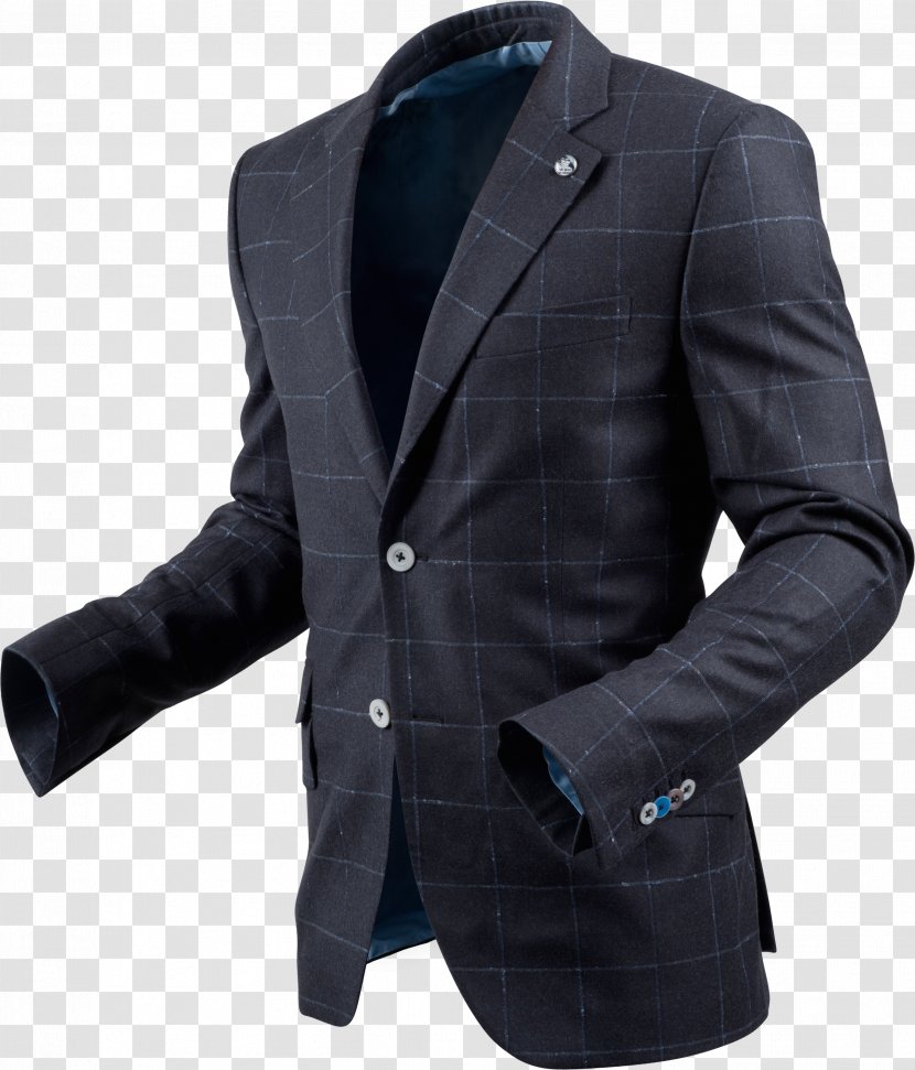 Blazer Button Suit Formal Wear Sleeve - Low Collar Transparent PNG