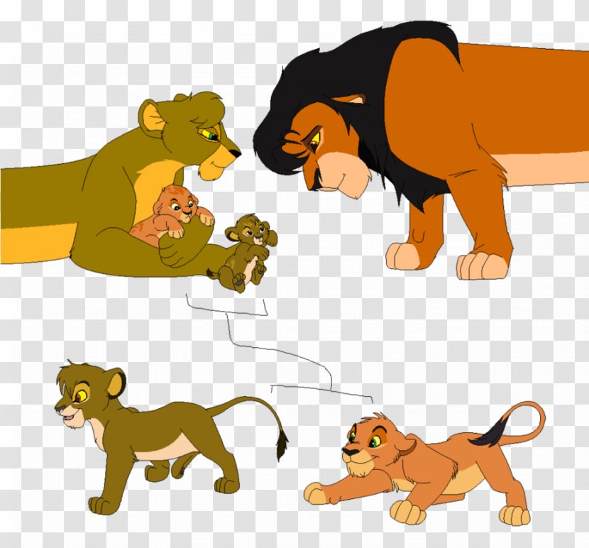 Lion Dog Cat Mammal Illustration - Fictional Character - Carnivoran Transparent PNG