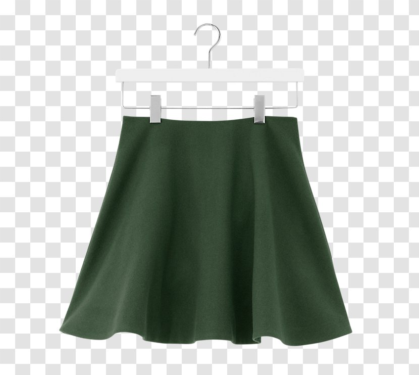 Skirt Waist Dress - Green Transparent PNG