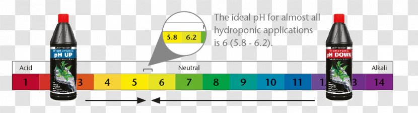 PH Aqueous Solution Hydroponics - Diagram - Ph Scale Transparent PNG