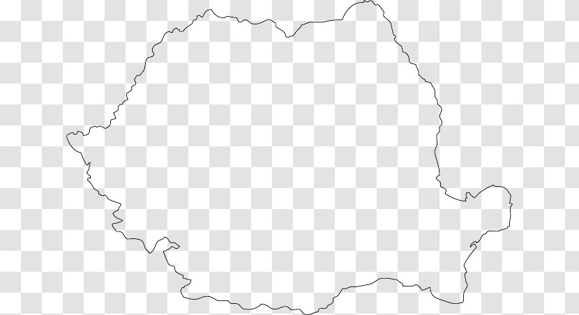 Romania Line Art Point Angle Font - Romanian Transparent PNG