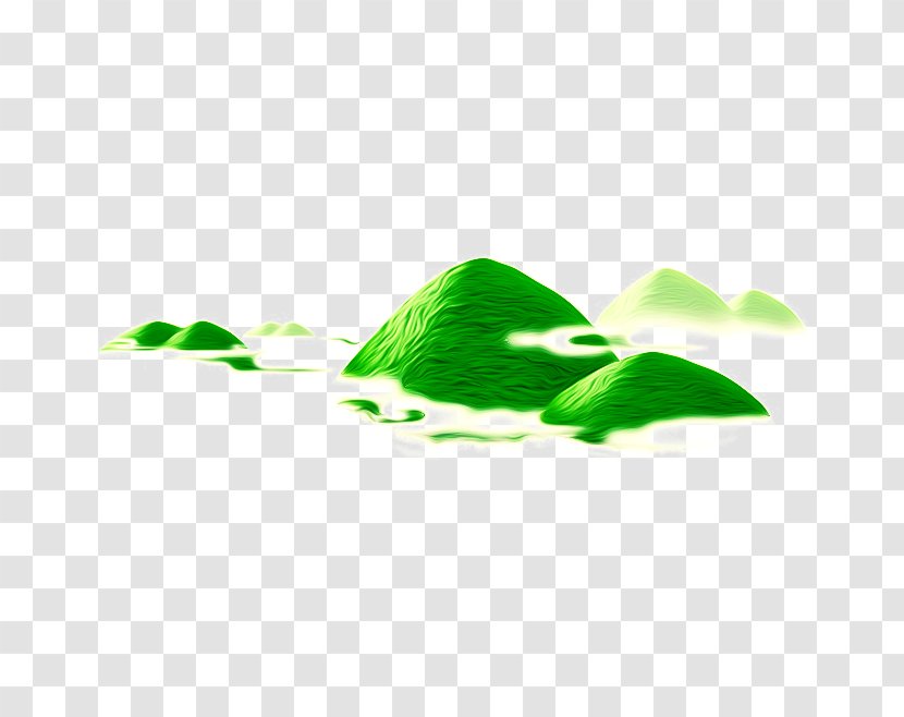 Green Tea China - Leaf - Mountain Peak Transparent PNG
