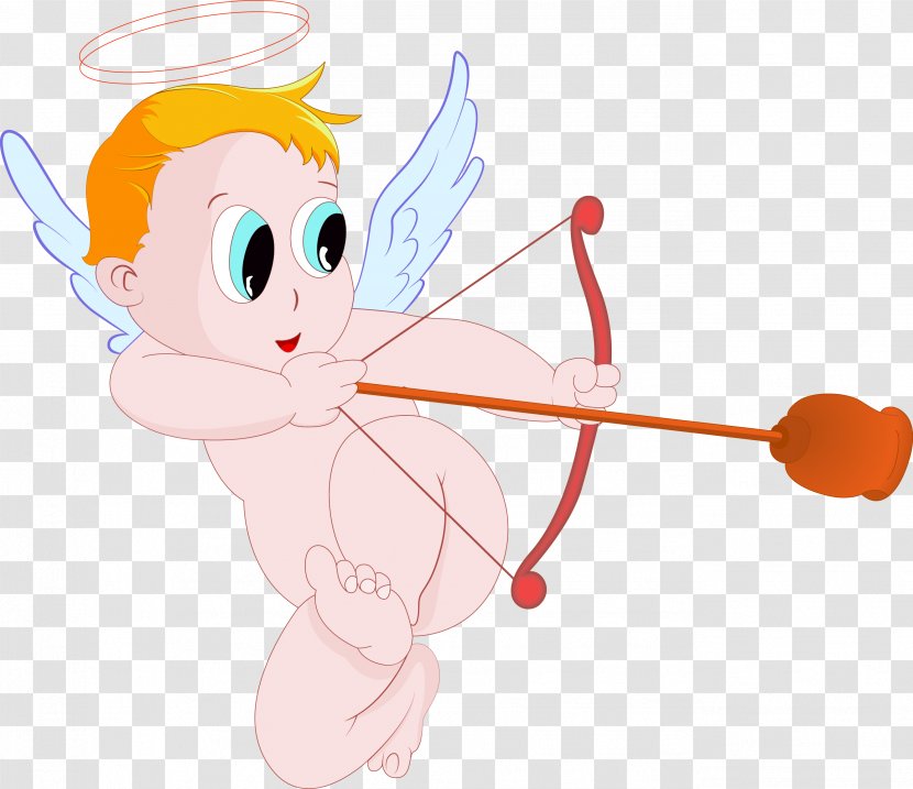 Cartoon Cupid Love - Tree Transparent PNG