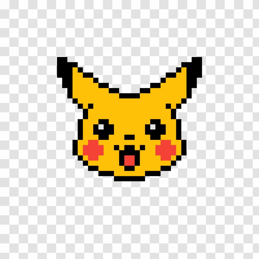 Pikachu Pokémon Yellow Pixel Art Crystal - Pok%c3%a9mon Transparent PNG
