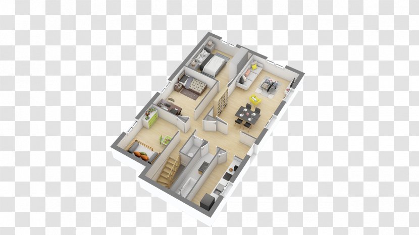 CrownRidge Of Fayetteville Apartment Renting Hotel Floor Plan - Loft - 3d Home Transparent PNG