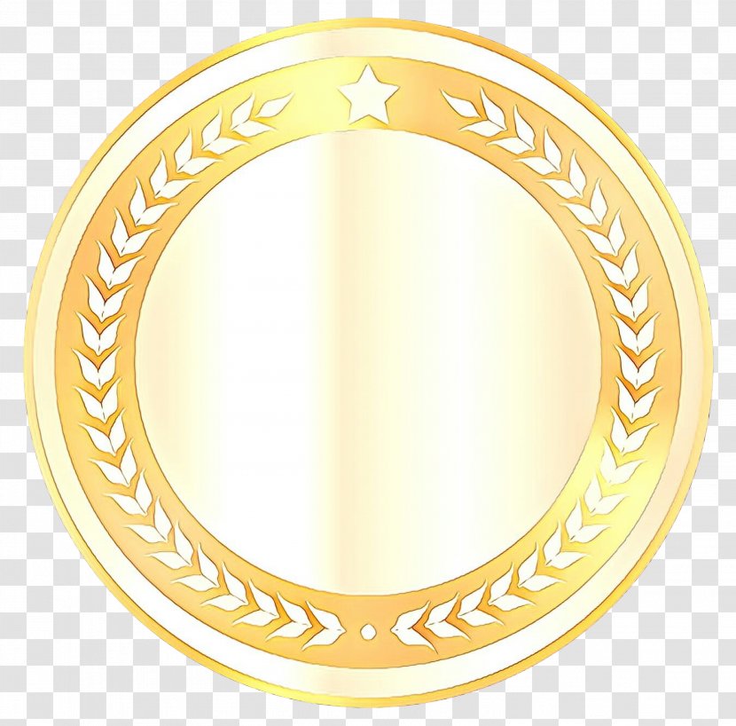 Gold Circle - Logo - Oval Yellow Transparent PNG