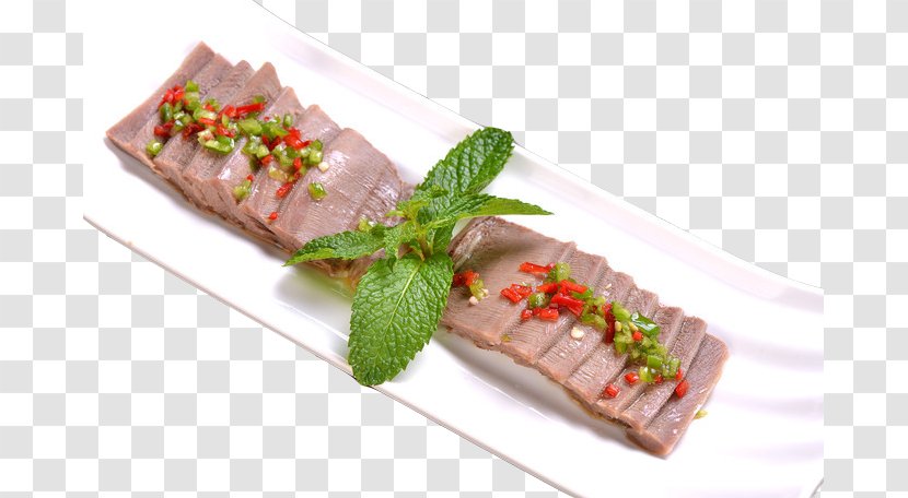Sashimi Beef Tongue Hot Pot - Asian Food - Sauce Transparent PNG