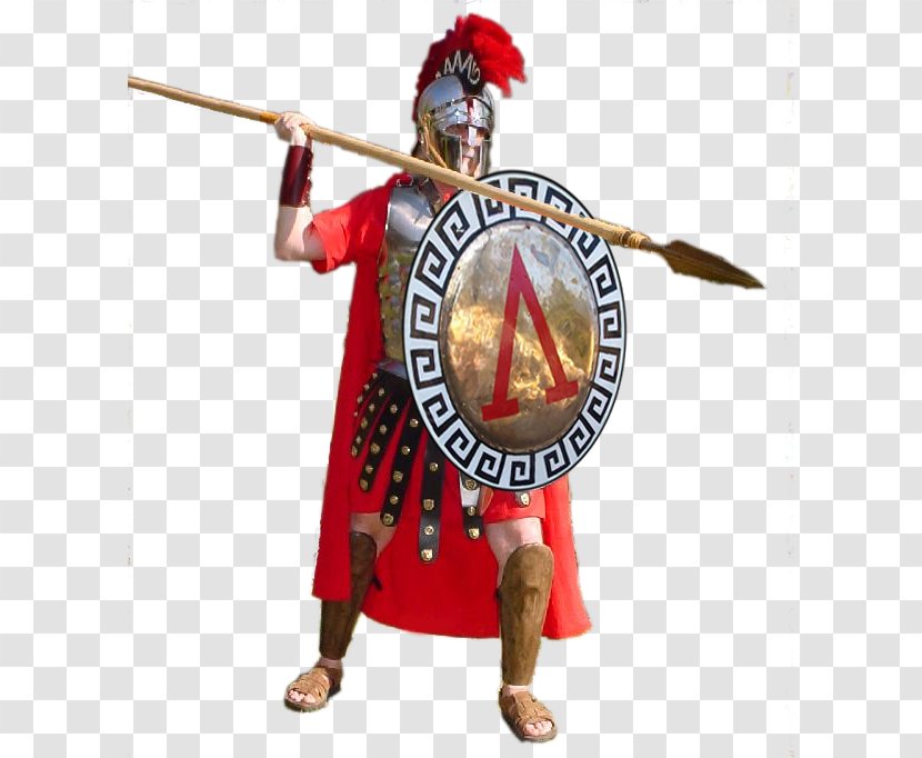 Spartan Army Ancient Greece Soldier Clip Art - Spear - Warrior Cliparts Transparent PNG