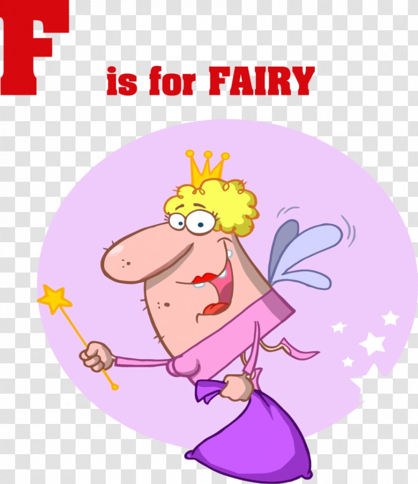 Tooth Fairy Godmother Wand Clip Art - Heart - Cartoon Letter Transparent PNG