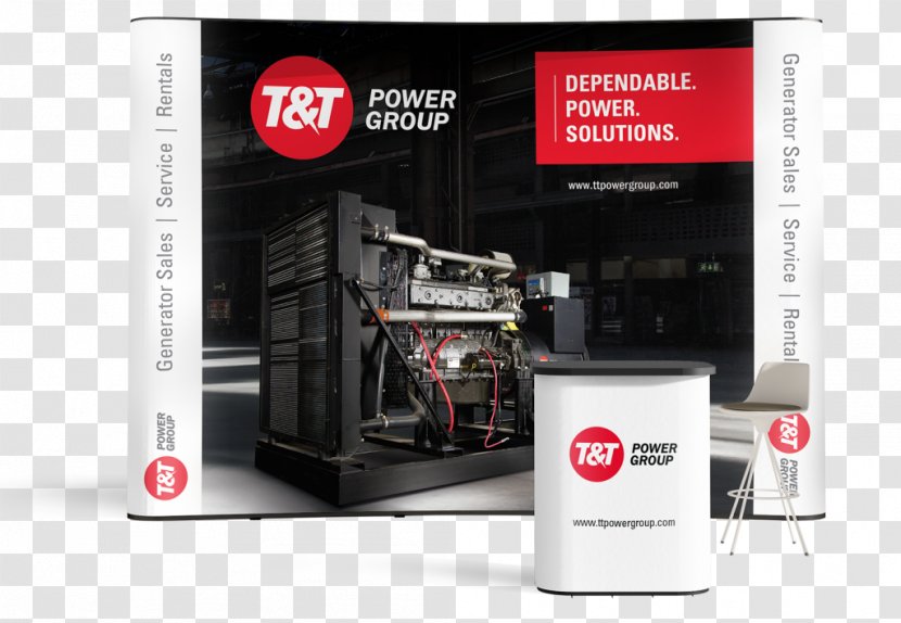 Business T&T Power Group Brand - Trade Show Transparent PNG