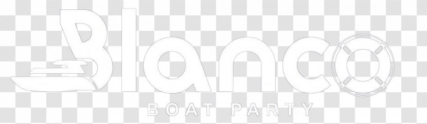 Logo Brand White - Party Boat Transparent PNG