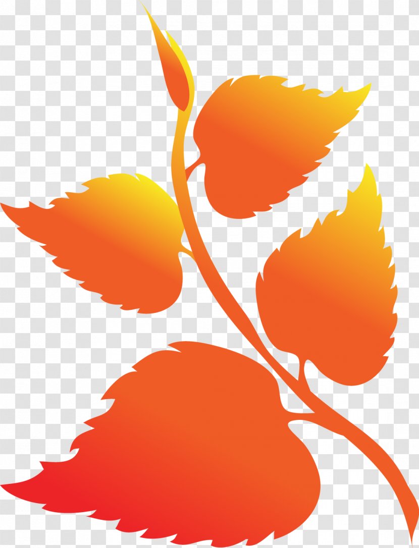 Maple Leaf Autumn Gold - Red Leaves Transparent PNG