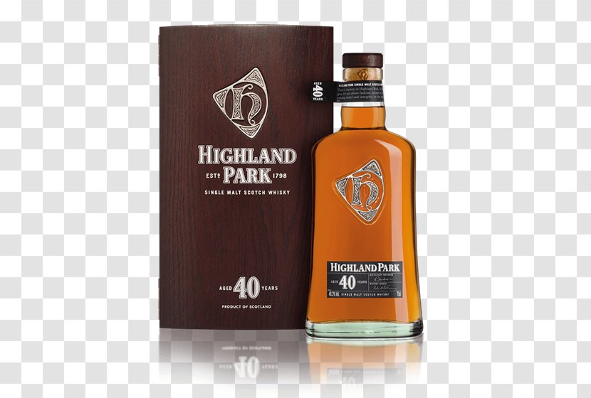 Highland Park Distillery Single Malt Whisky Scotch Whiskey Dalmore - Alcoholic Beverage - Bottle Transparent PNG