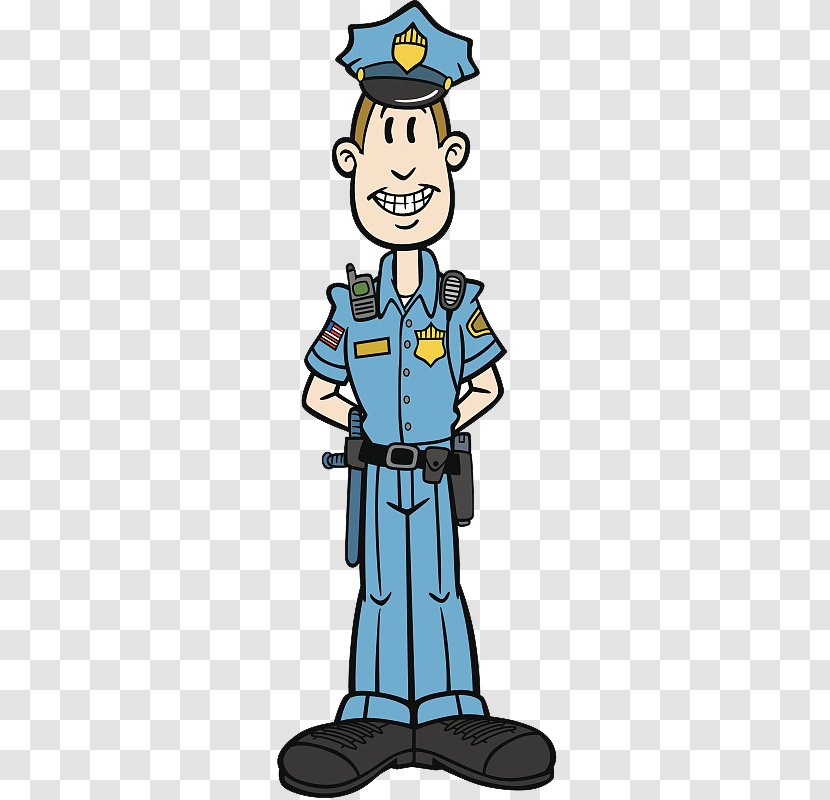 Cartoon Police Officer Illustration - Dog - A Smiling Figure Transparent PNG