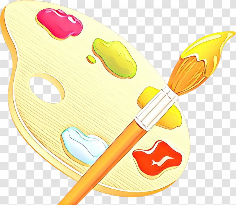 Paint Brush Cartoon - Color Scheme - American Food Fast Transparent PNG