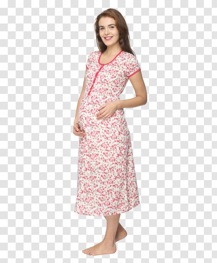 Night Dresses Clothing Pregnancy Gown - Sleeping Transparent PNG