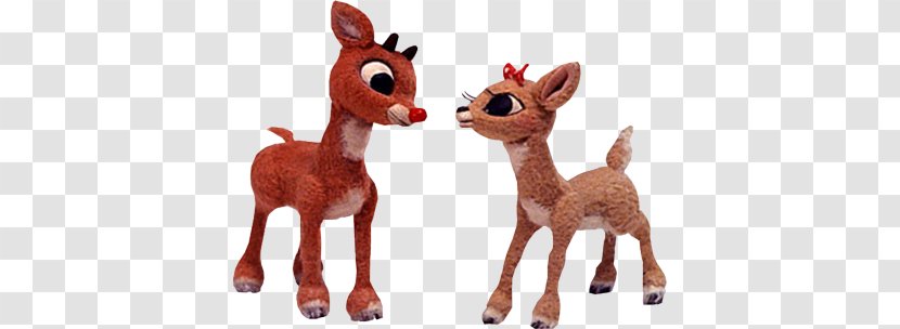 Rudolph Clarice Starling Reindeer Christmas Yukon Cornelius - Plush Transparent PNG