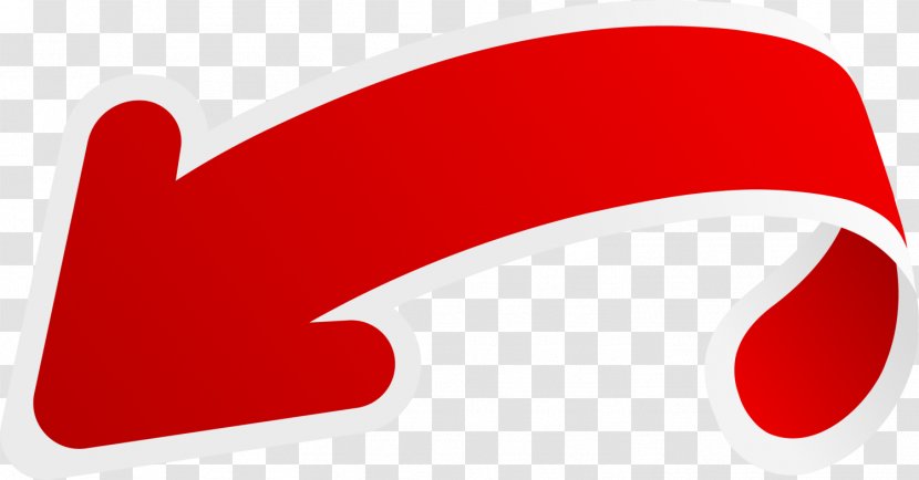 Red Arrow Tag - Clip Art - Product Design Transparent PNG