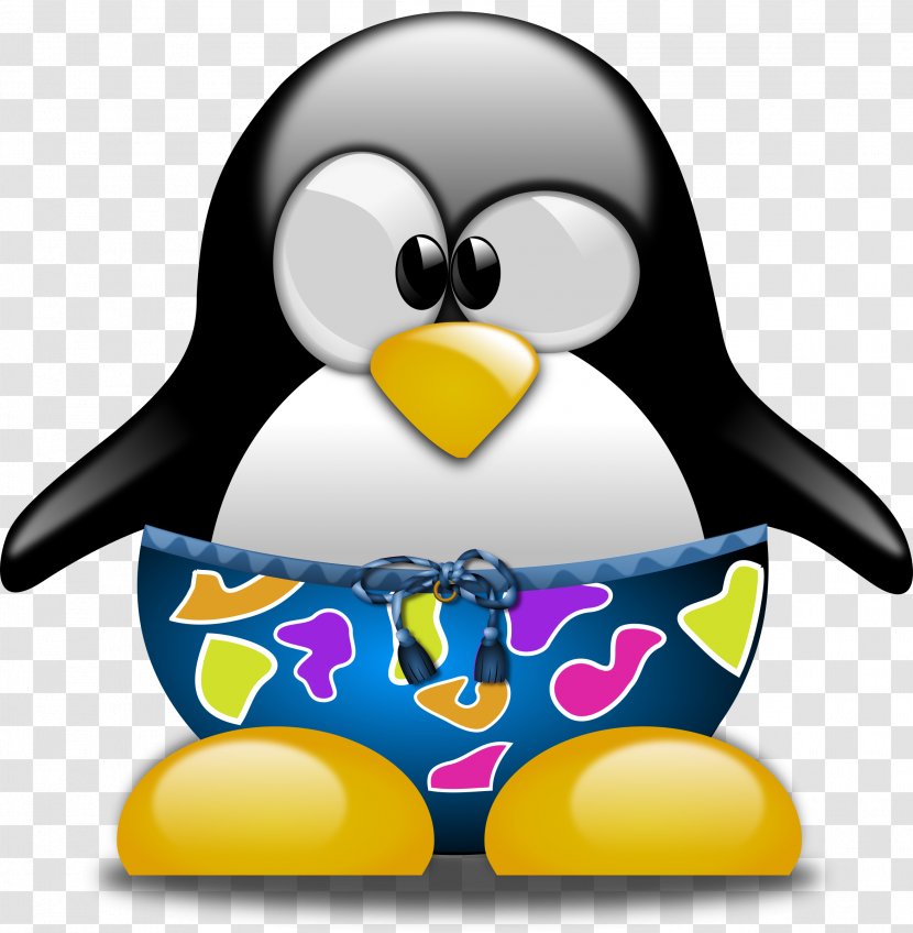 Penguin Linux Tux Operating Systems Clip Art - Swimming Transparent PNG