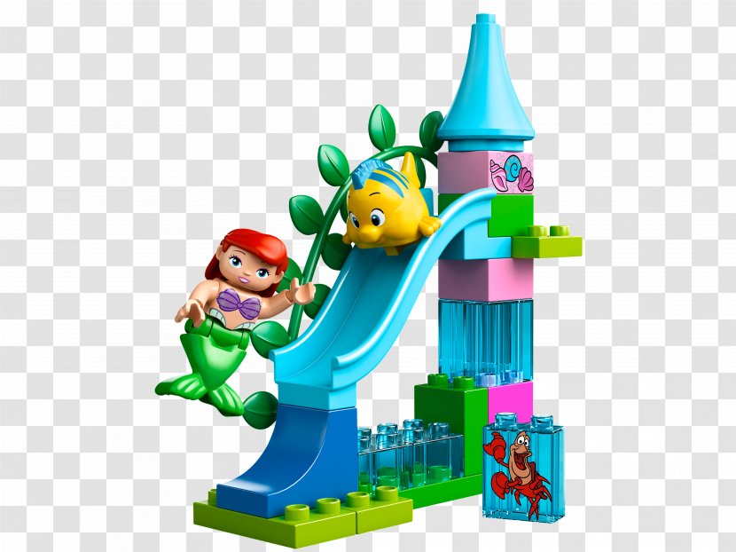 Ariel Flounder Lego Duplo Toy Block - Play - The Movie Transparent PNG