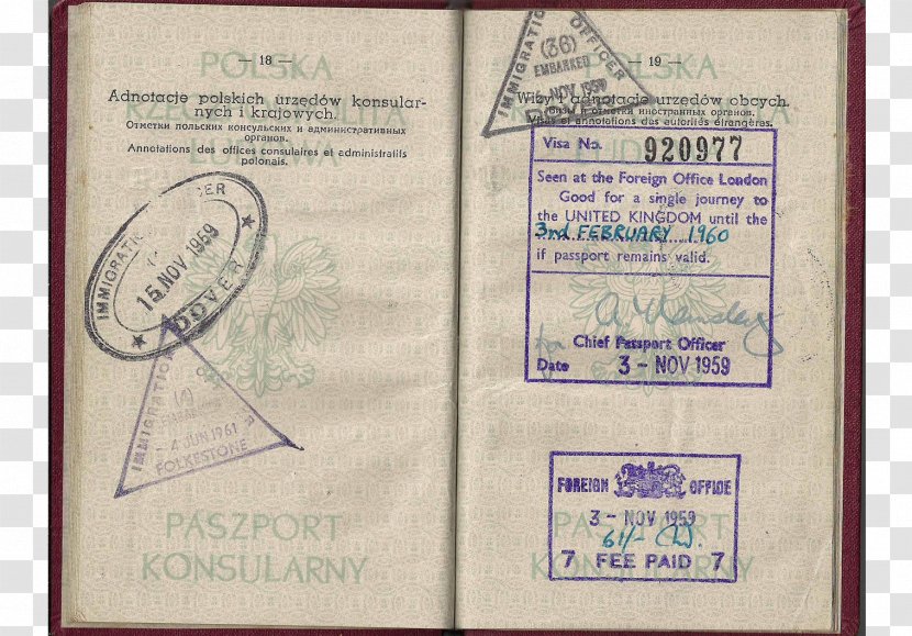 Identity Document Socialist Republic Of Romania Passport Cold War Transparent PNG