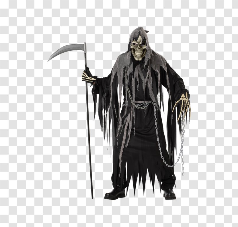 Robe Death Halloween Costume Party - Grim Reaper Transparent PNG