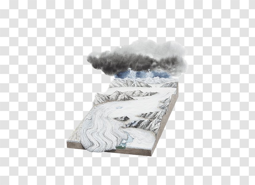 Lightning Drawing Stock Illustration - Cloud - Hand Painted Terrain Bad Weather Transparent PNG