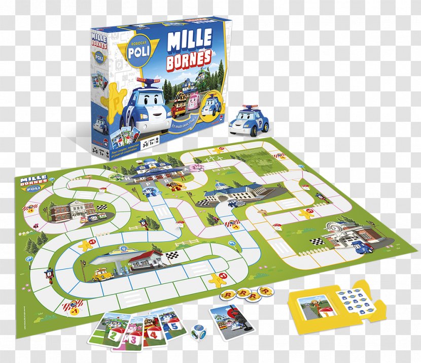 Board Game Mille Bornes Toy Monopoly - Of The Goose - Robocar Poli Transparent PNG