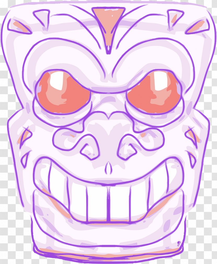 Art Totem Pole - Flower - Tiki Transparent PNG