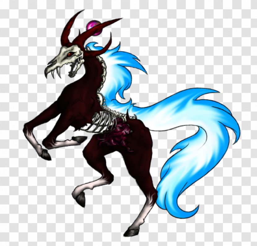 Mustang Legendary Creature Longma Ninetales Vulpix - Demonic Transparent PNG